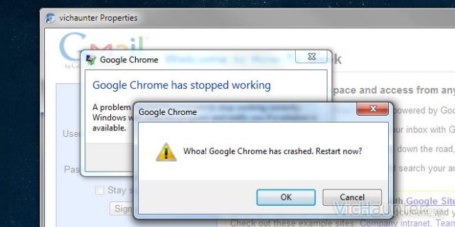 google chrome crashing 2016